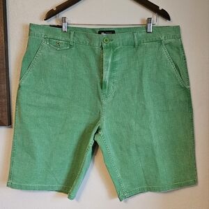 Lrg men's green denim shorts 42 NWT